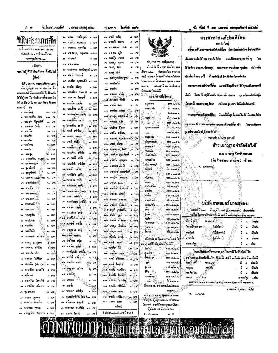 จีนโนสยามวารศัพท์ ฉบับที่ 230 วันจันทร์ 12 มกราคม2462
