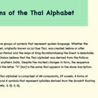 Origin of the thai alphabat